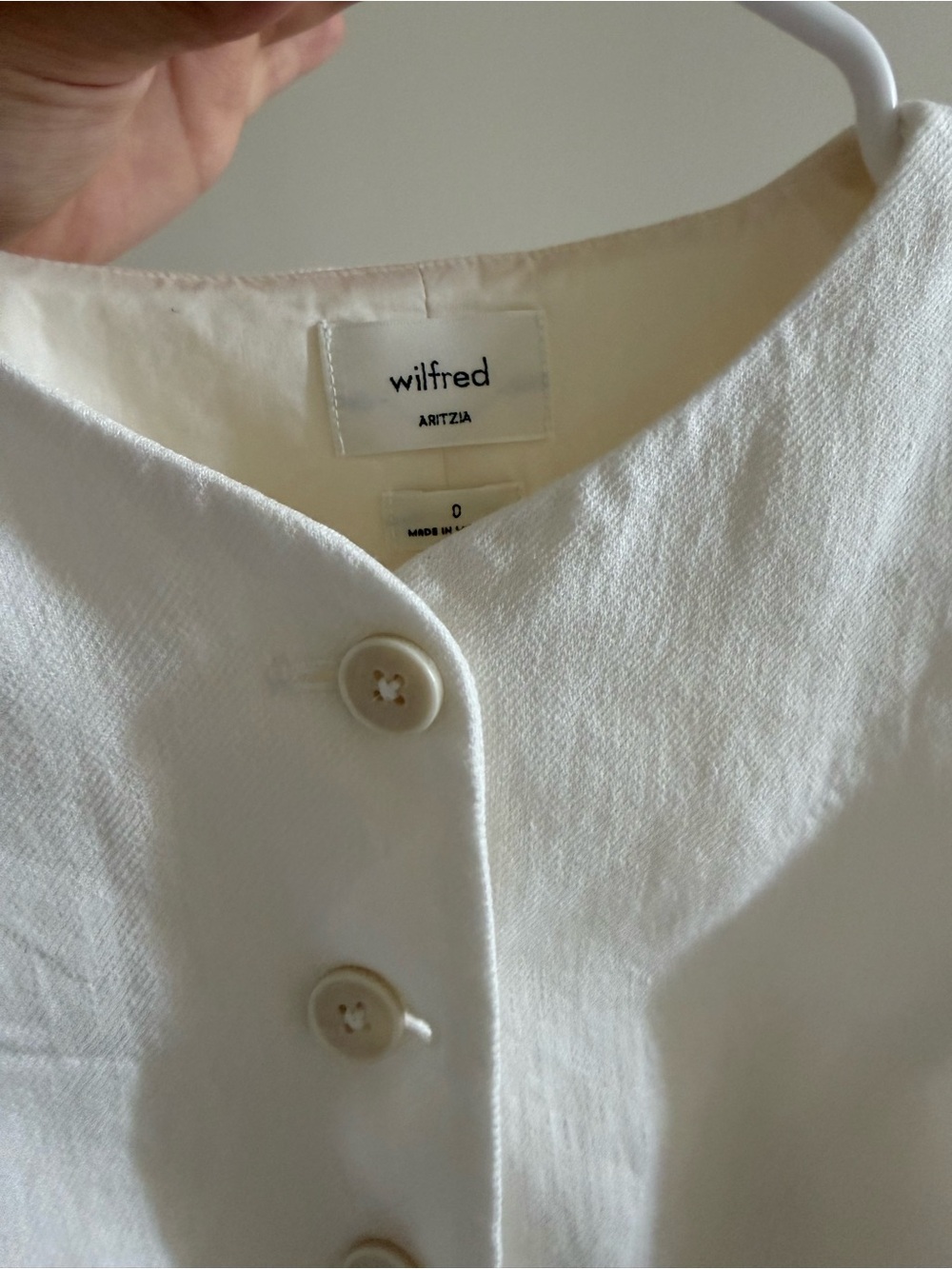 Aritzia Wilfred Regal Vest - PowerLinen™ - Picture 5 of 5